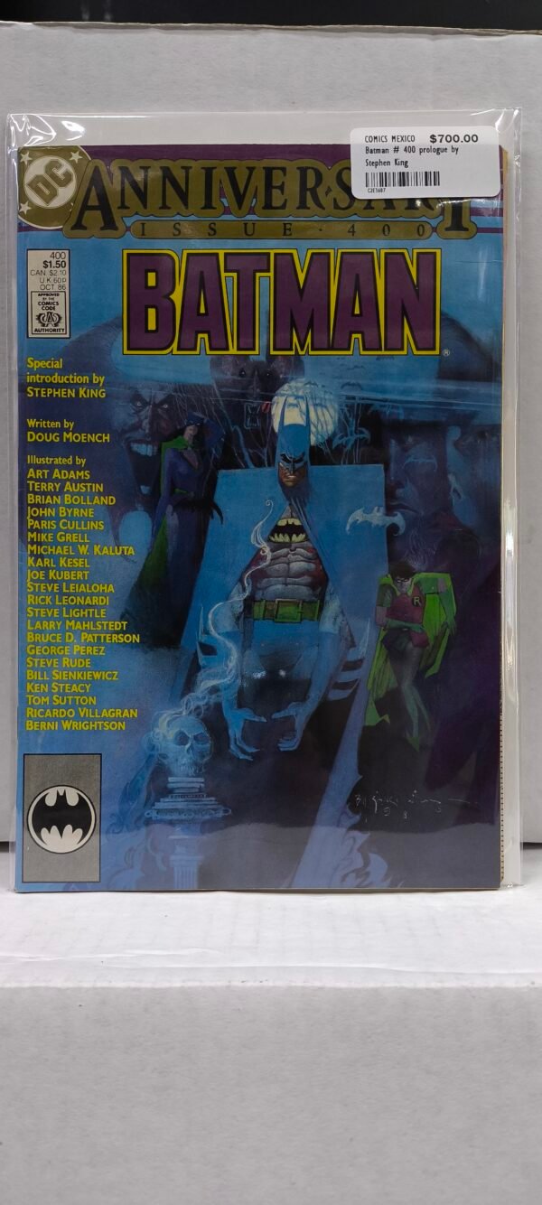 Batman # 400 Prologue By Stephen King