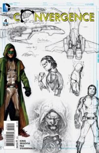 Convergence #4 - Retailer Incentive Green Lantern Sketch Variant