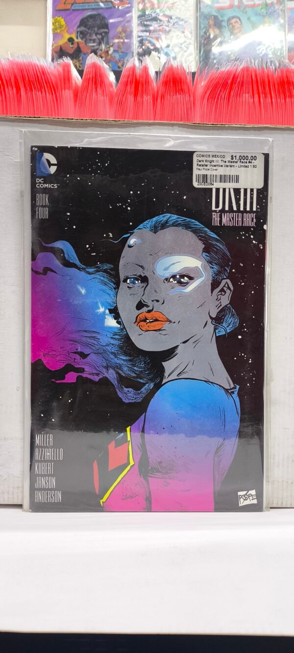 Dark Knight III The Master Race #4 - Retailer Incentive Variant - Limited 150 Paul Pope Cover Dark Knight III: The Master Race #4 - Retailer Incentive Variant - Limited 1:50 Paul Pope Cover
