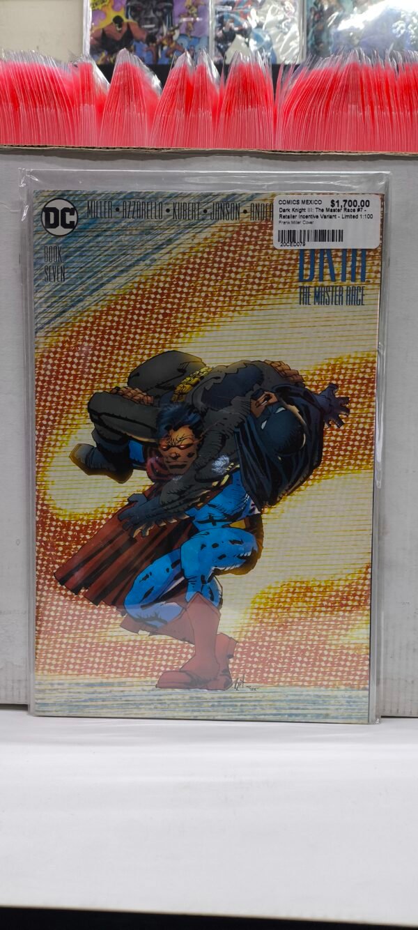 Dark Knight III: The Master Race #7 - Retailer Incentive Variant - Limited 1:100 Frank Miller Cover
