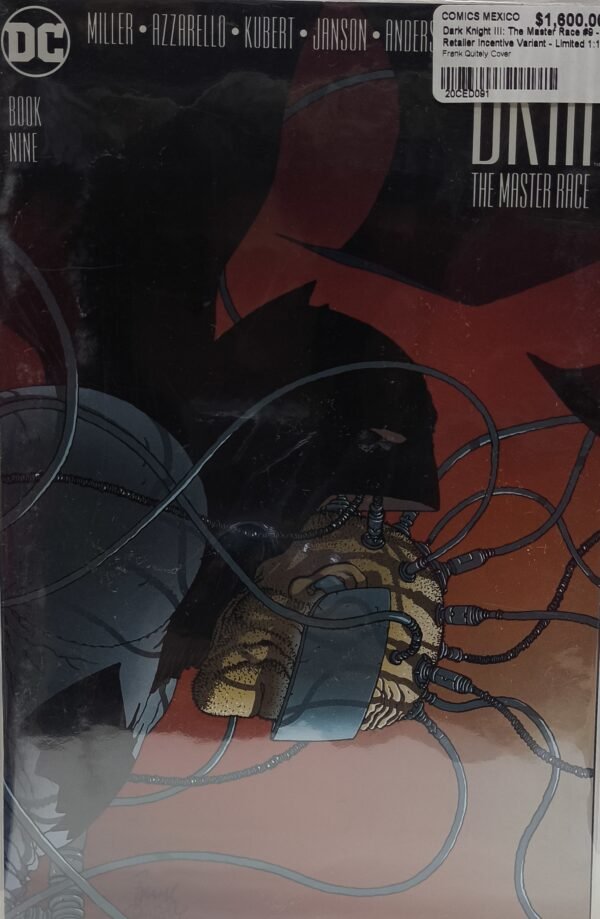 Dark Knight III: The Master Race #9 - Retailer Incentive Variant - Limited 1:100 Frank Quitely Cover