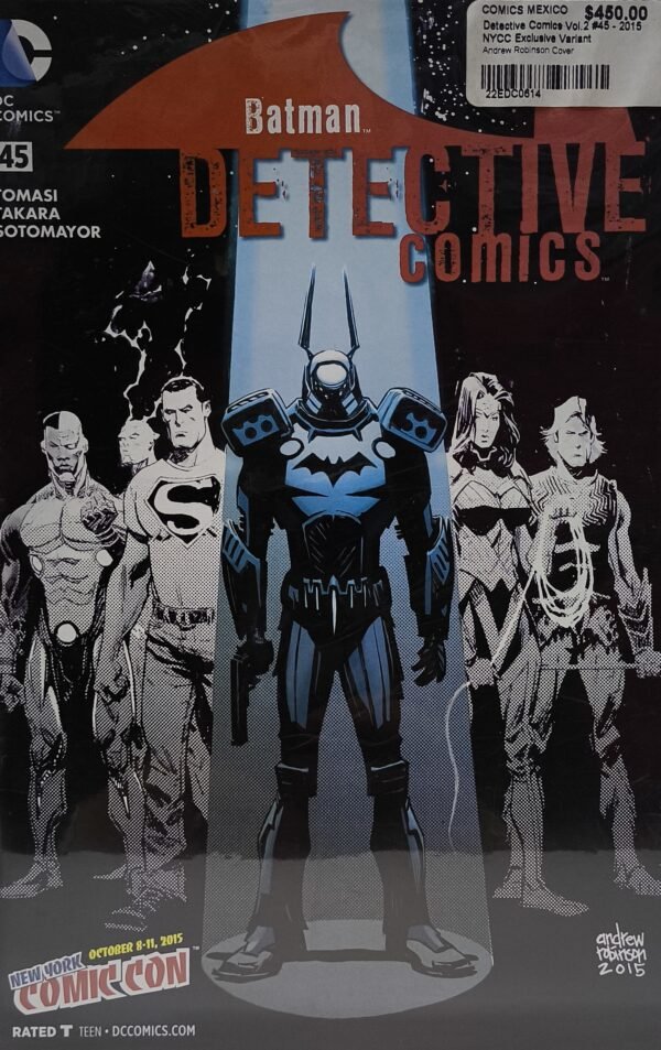 Detective Comics Vol.2 #45 - 2015 NYCC Exclusive Variant Andrew Robinson Cover