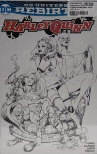 Harley Quinn Vol.3 #1 - Comic Hero University Exclusive Sketch Variant Joe Benitez Cover