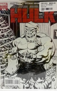 Hulk vol. 2 # 9 Christmas Sketch Cover