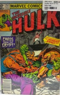 Incredible Hulk # 257 First Arabian Knight