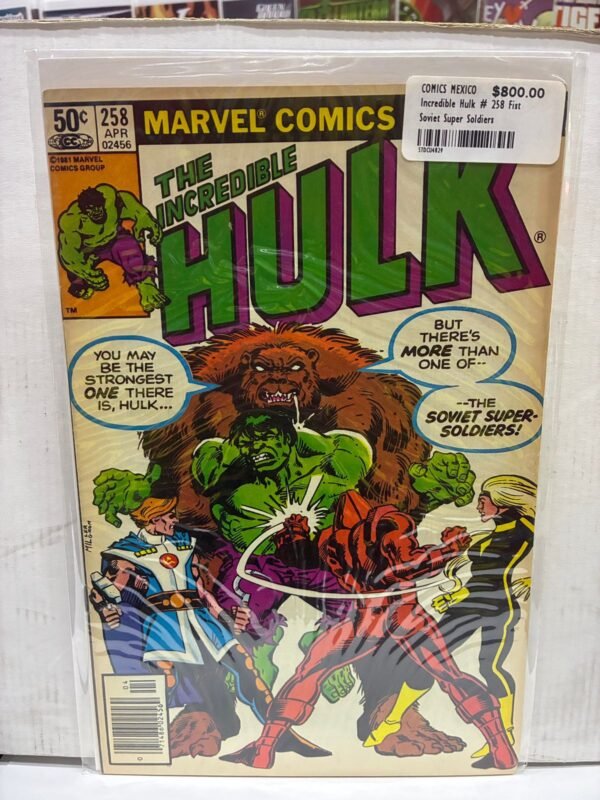 Incredible Hulk # 258 First Soviet Super Soldiers