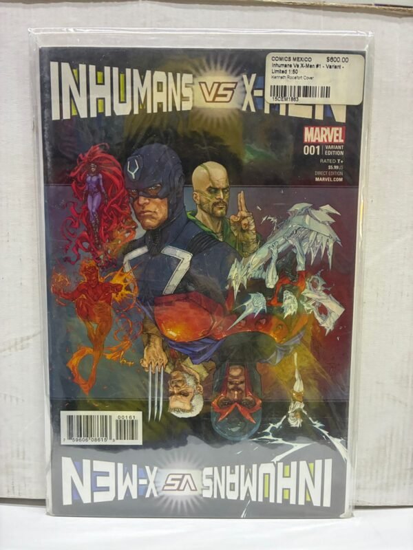 Inhumans Vs X-men #1 - Variant - Limited 1:50 Kenneth Rocefort Cover