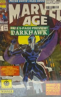 Marvel Age # 1st Appearance Of Darkhawk in page Preview
