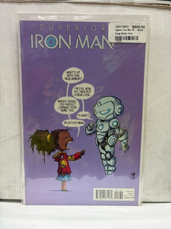 Superior Iron Man #1 - Skottie Young Variant Cover