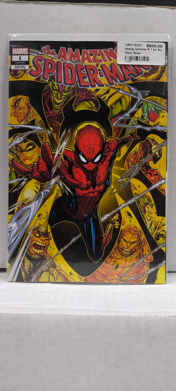 Amazing Spiderman #1 Jonboy Meyers Variant