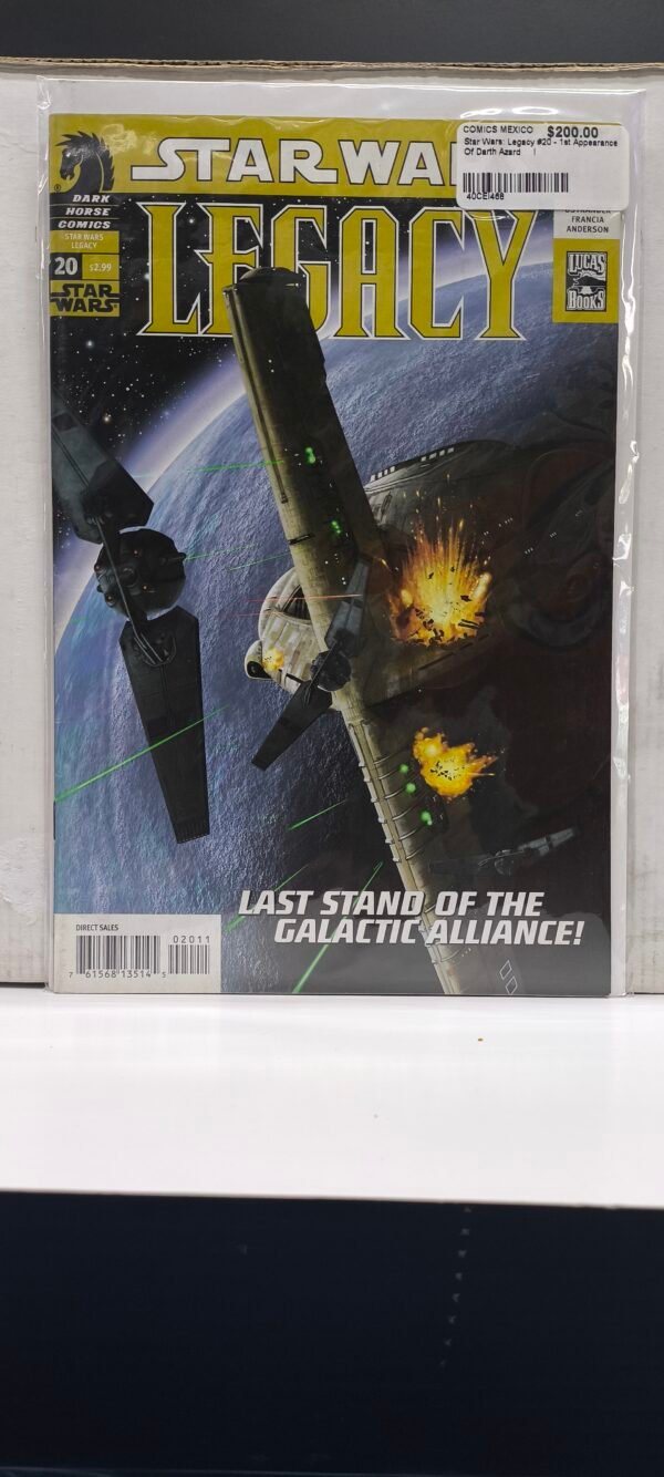 Star Wars Legacy #20 - 1st Appearance Of Darth Azard