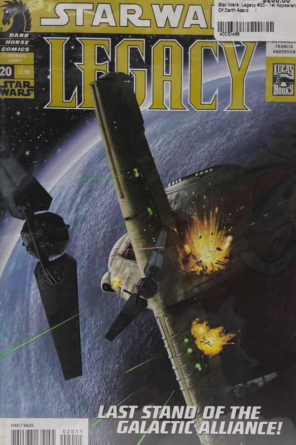 Star Wars Legacy #20 - 1st Appearance Of Darth Azard