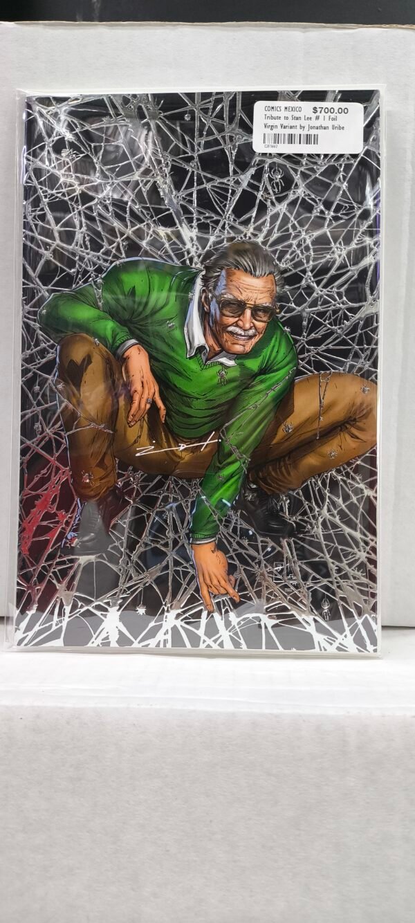 Tribute to Stan Lee #1 Foil Virgin Variant By Jonathan Uribe