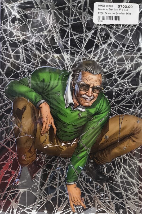 Tribute to Stan Lee #1 Foil Virgin Variant By Jonathan Uribe